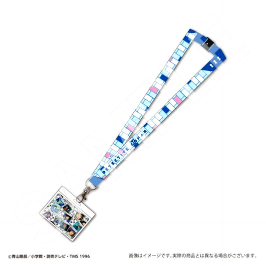 Detective Conan with Card Neck Strap Brick x Light Blue Character Moment Selection Part 2 Goods - Strap [NEW]