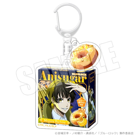 Blue Lock Donut Package Keychain vol.1 (Fateful Shot Meguru Bachira) [NEW]