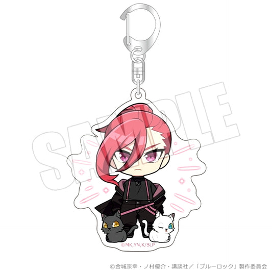 Blue Lock Chibi Character Acrylic Keychain vol.2 (Fateful Shot Arcana ver. Hyoma Chigiri) [NEW]