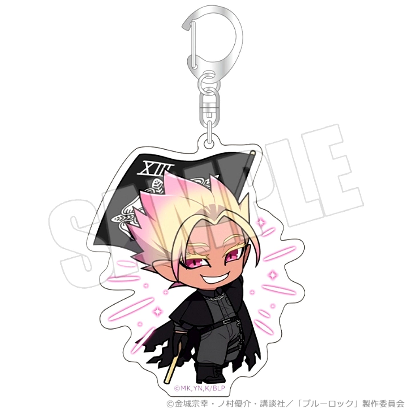 Blue Lock Chibi Character Acrylic Keychain vol.2 (Fateful Shot Arcana ver. Ryusei Shidou) [NEW]