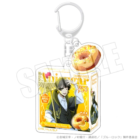 Blue Lock Donut Package Keychain vol.2 (Fateful Shot Interval ver. Meguru Bachira) [NEW]