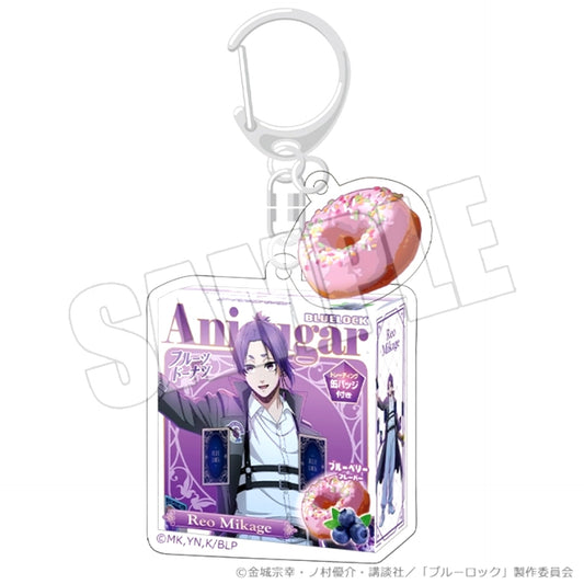 Blue Lock Donut Package Keychain vol.2 (Fateful Shot Interval ver. Reo Mikage) [NEW]
