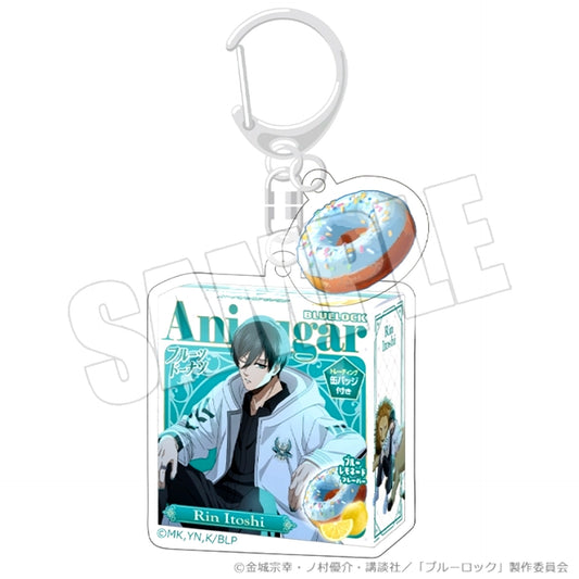 Blue Lock Donut Package Keychain vol.2 (Fateful Shot Interval ver. Rin Itoshi) [NEW]