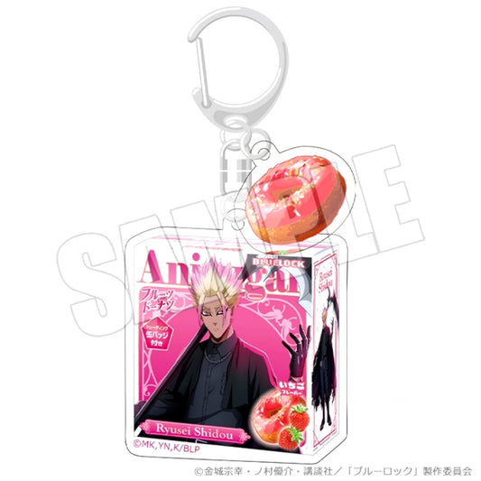 Blue Lock Donut Package Keychain vol.2 (Fateful Shot Interval ver. Ryusei Shido) [NEW]