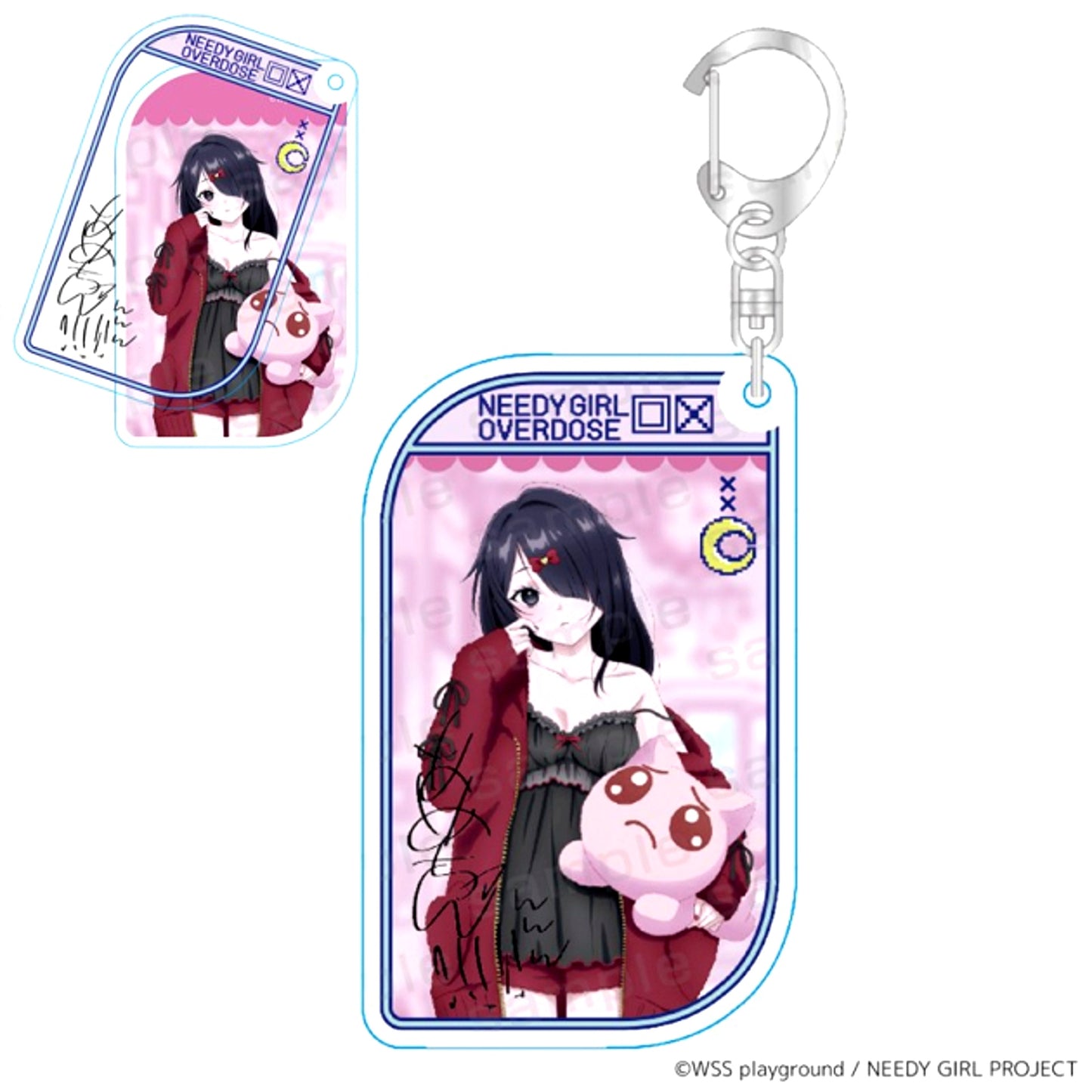 NEEDY GIRL OVERDOSE Slide Acrylic Keychain Four Seasons ver. Ame [NEW]