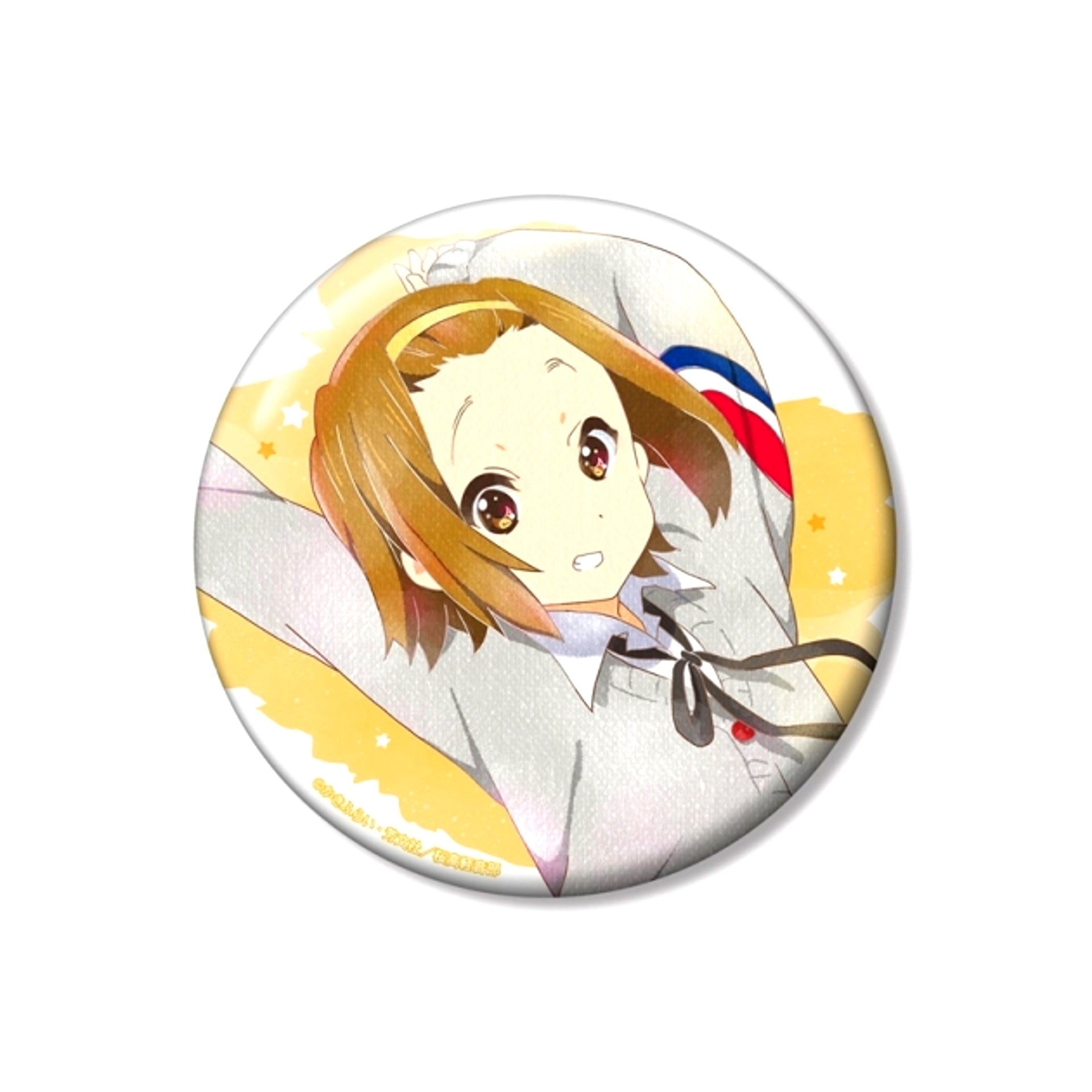 K-ON! Ritsu Tainaka Ani-Art aqua label 100mm Can Badge ver.A (Reissue) [NEW]