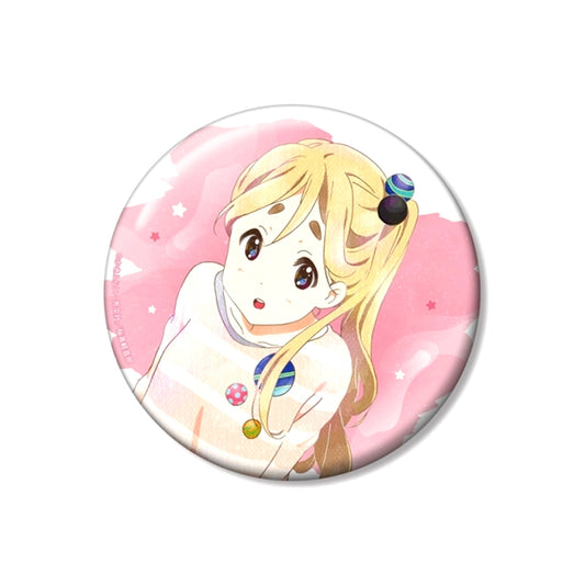 K-ON! Tsumugi Kotobuki Ani-Art aqua label 100mm Can Badge ver.B (Reissue) [NEW]