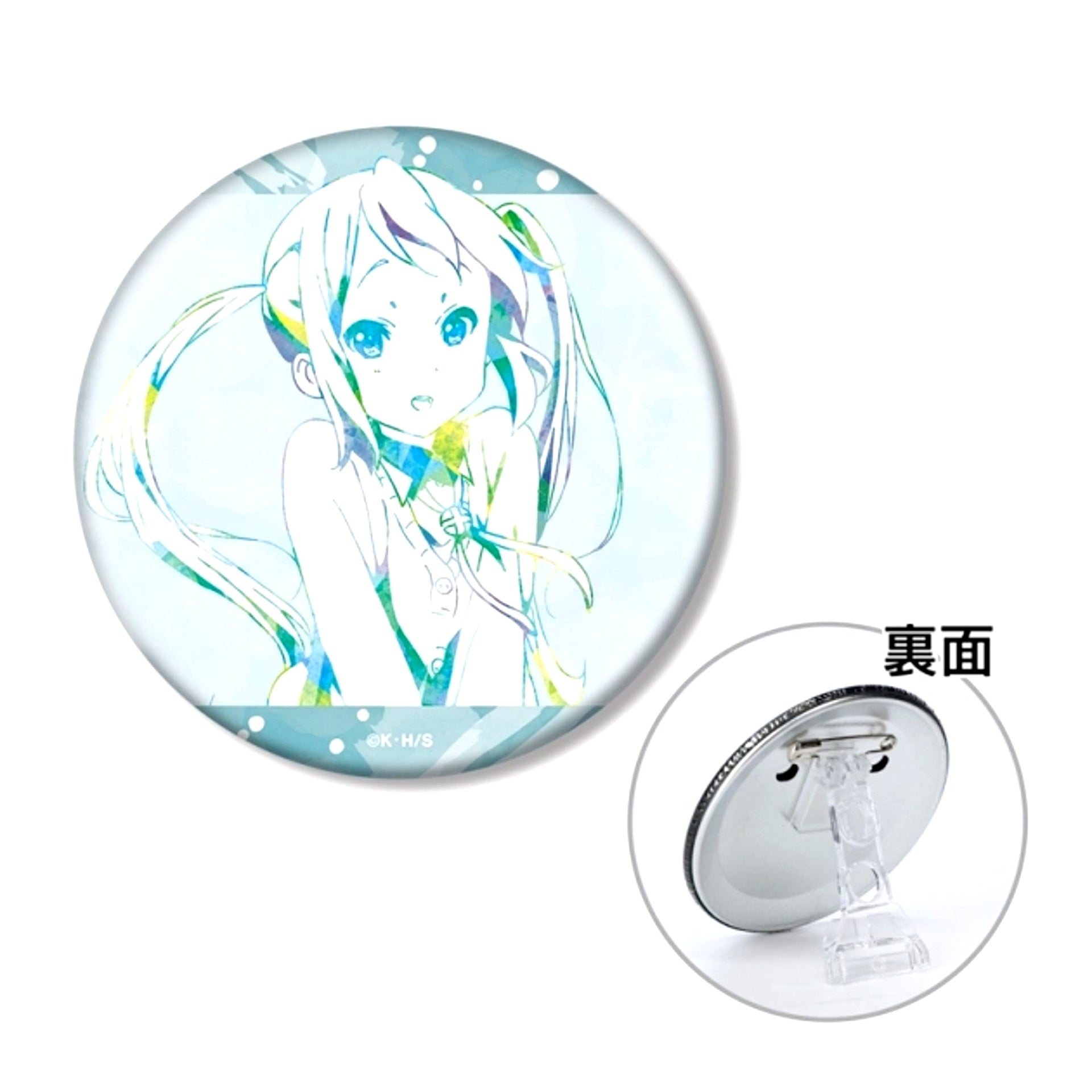 K-ON! Azusa Nakano 3WAY Can Badge vol.4 ver.A (Reissue) [NEW]