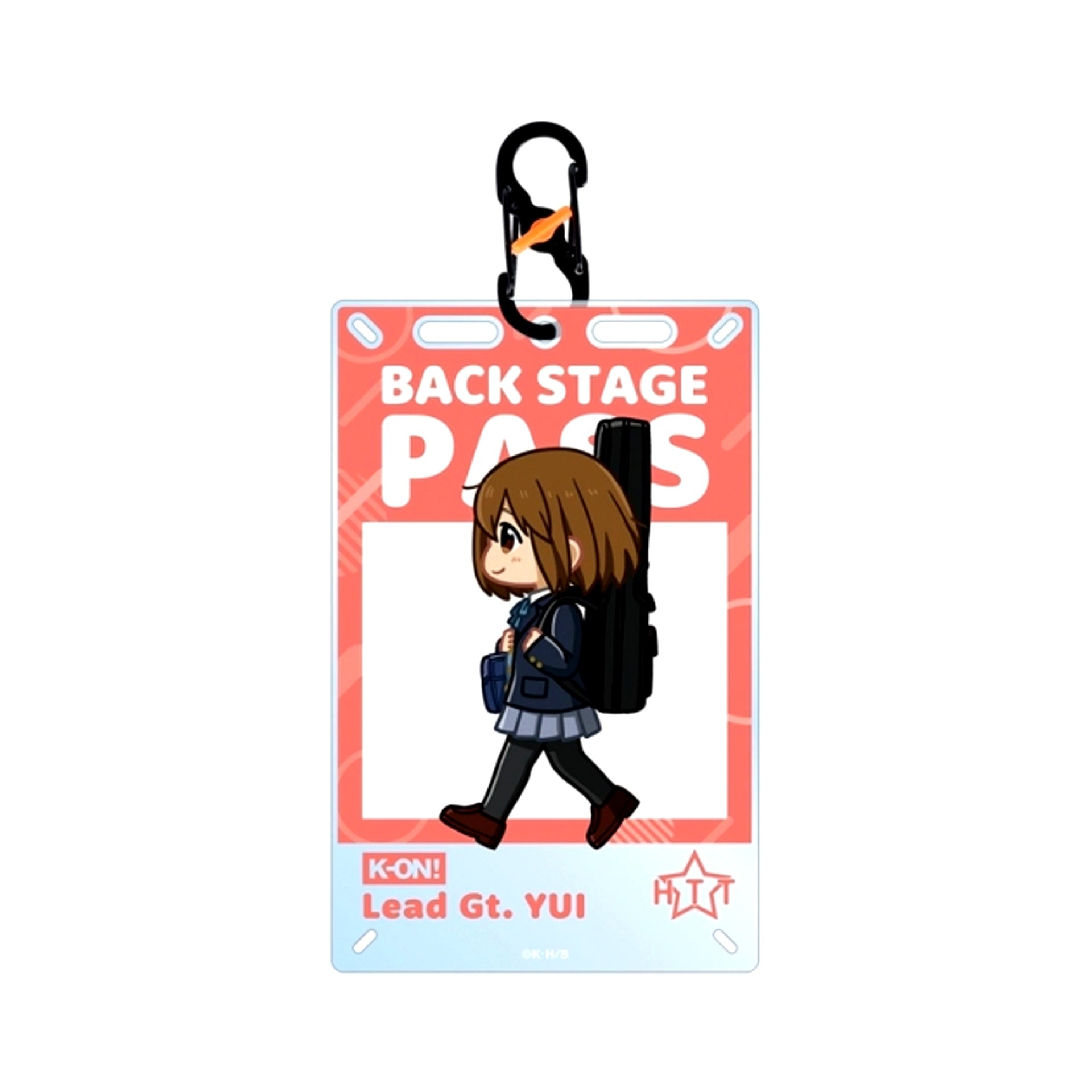 K-ON! Yui Hirasawa Chibitoko School Uniform ver. Card Acrylic Keychain (Reissue) [NEW]