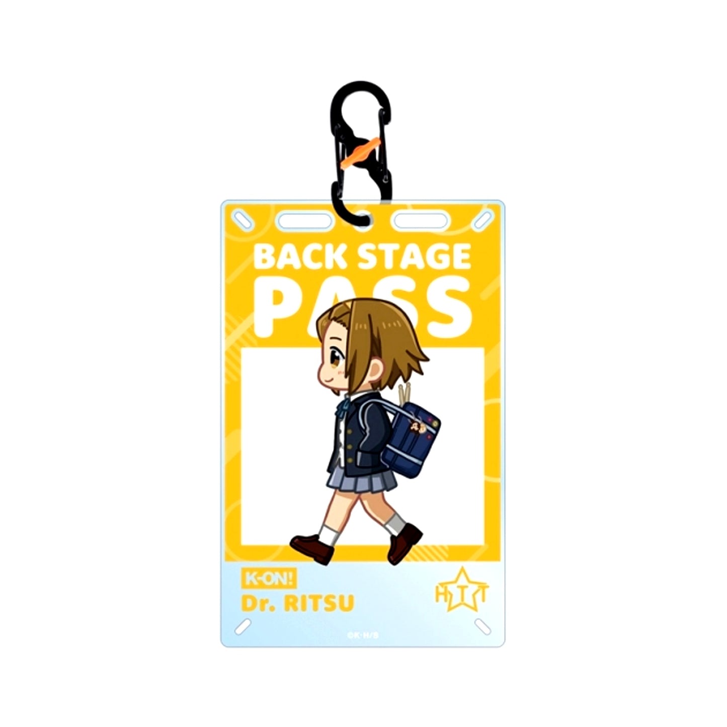K-ON! Ritsu Tainaka Chibitoko School Uniform ver. Card Acrylic Keychain (Reissue) [NEW]