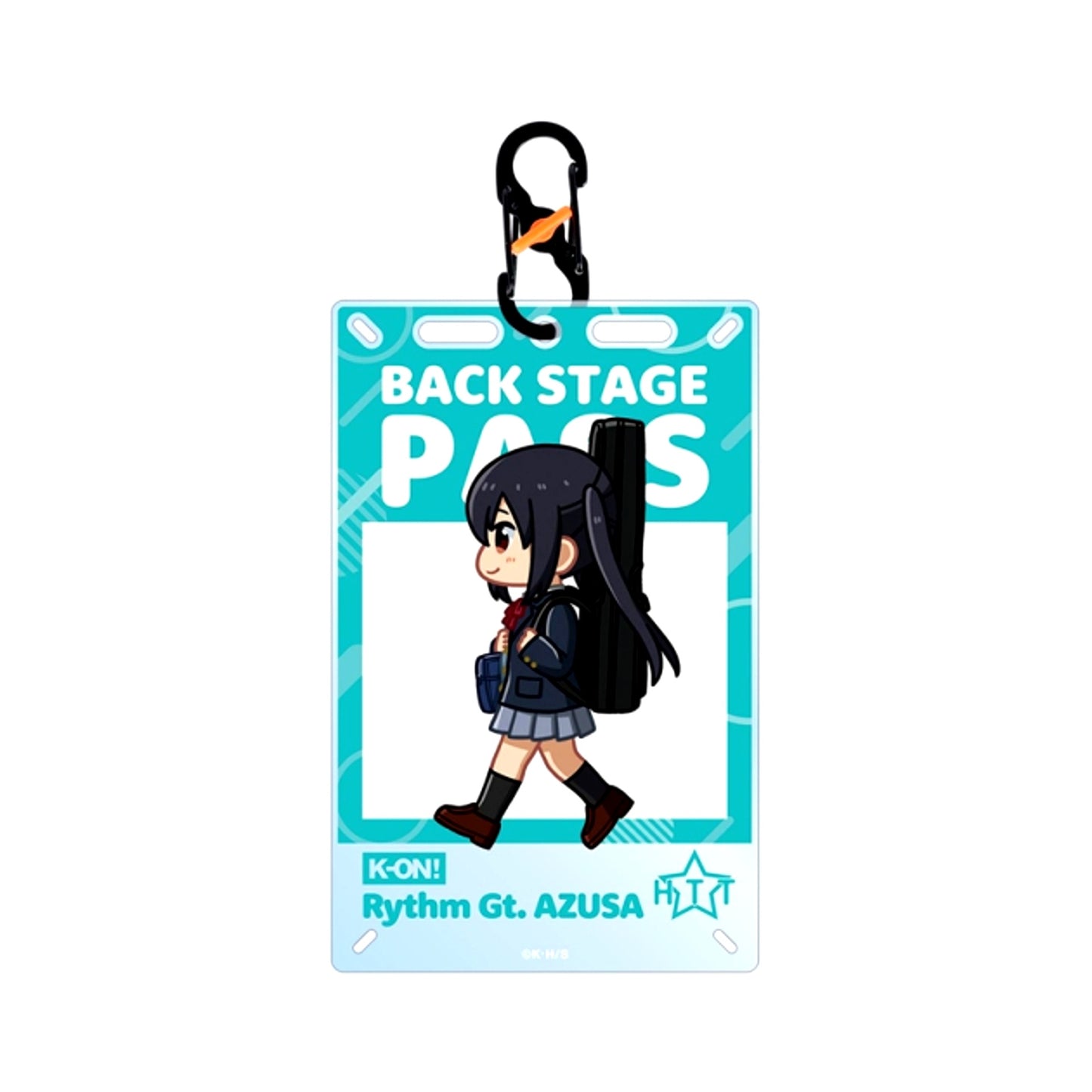 K-ON! Azusa Nakano Chibitoko Uniform ver. Card Acrylic Keychain (Reissue) [NEW]