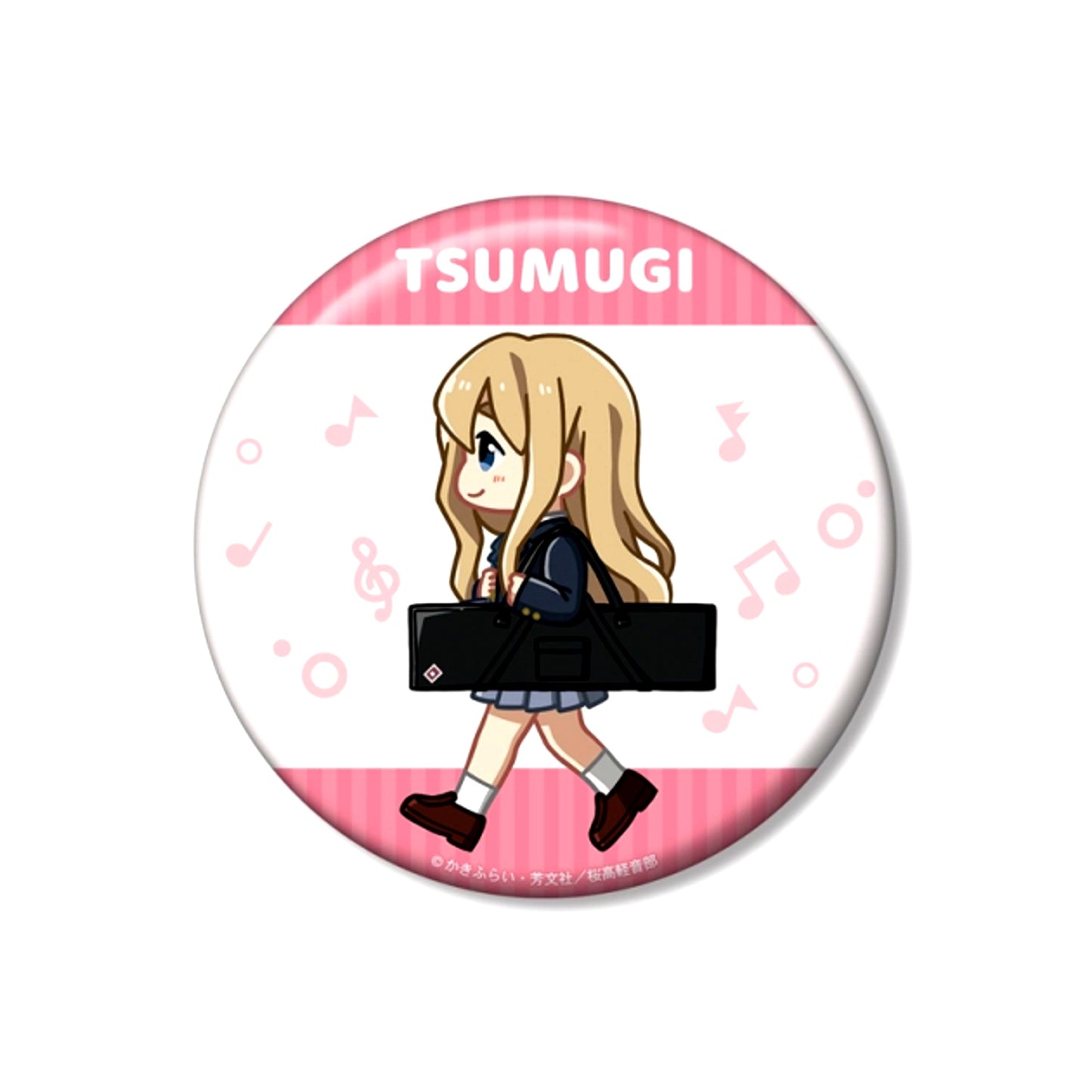 K-ON! Tsumugi Kotobuki Chibitoko Uniform ver. 100mm Can Badge (Reissue) [NEW]