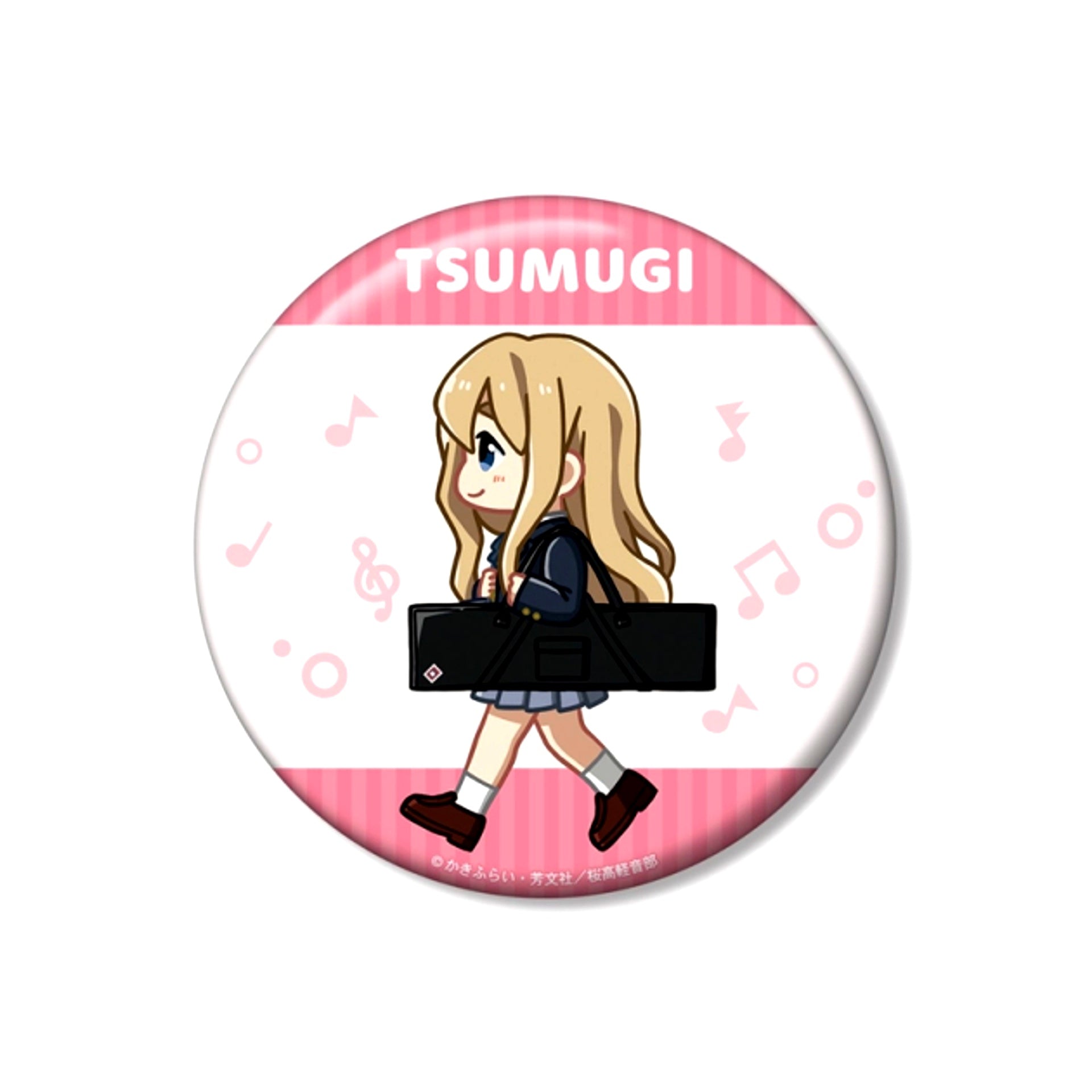 K-ON! Tsumugi Kotobuki Chibitoko Uniform ver. 100mm Can Badge (Reissue) [NEW]