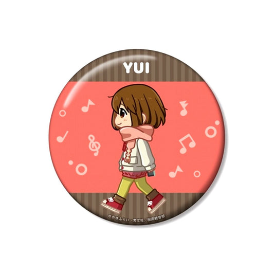 K-ON! Yui Hirasawa Chibitoko Casual Clothes ver. 100mm Can Badge (Reissue) [NEW]