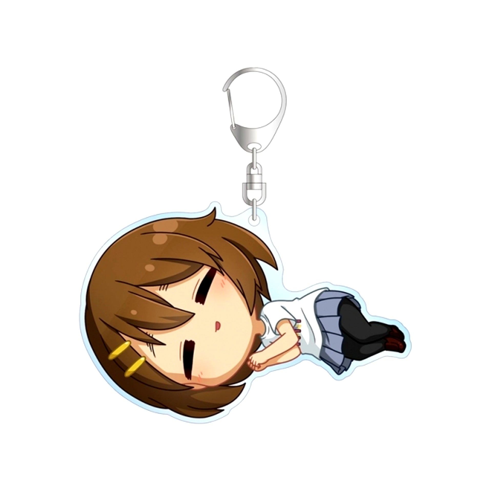 K-ON! Yui Hirasawa Chibikoro BIG Acrylic Keychain (Reissue) [NEW]