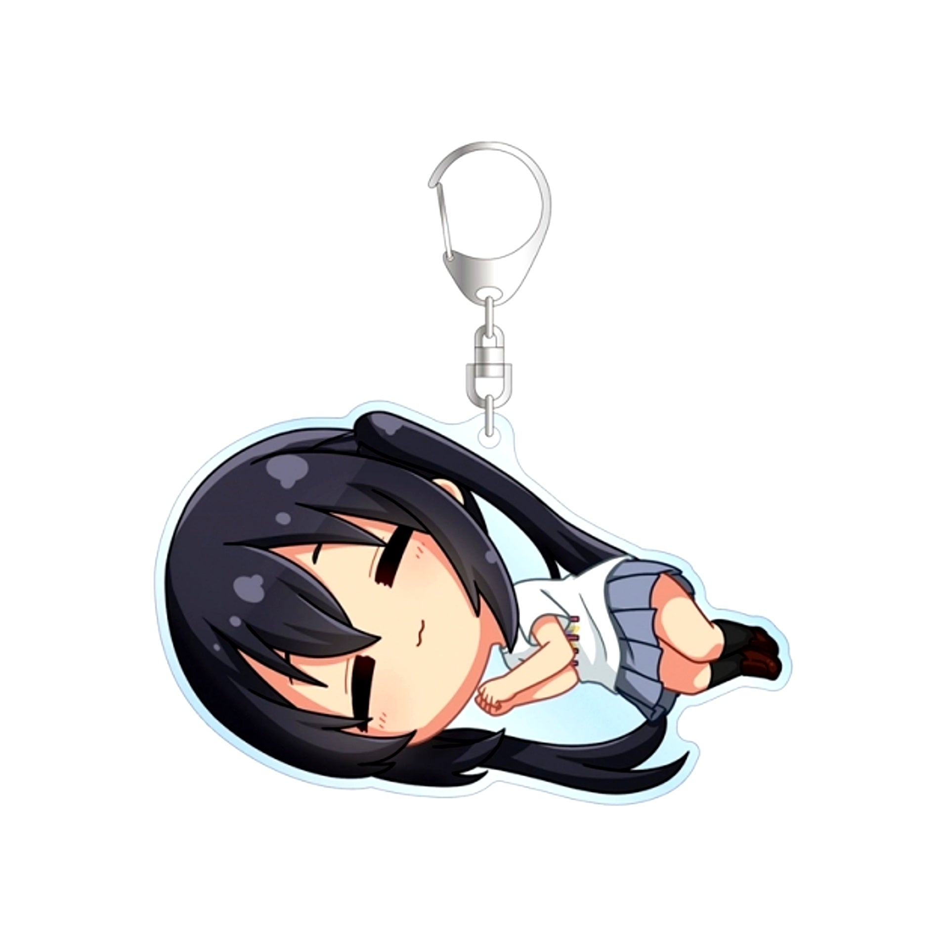 K-ON! Azusa Nakano Chibikoro BIG Acrylic Keychain (Reissue) [NEW]