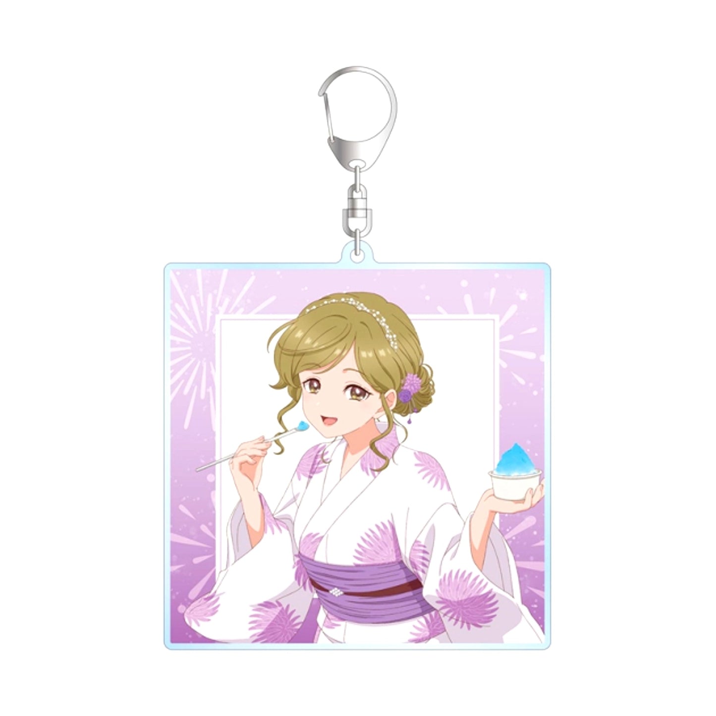 TV Anime Harmony of Mille-Feuille Newly Drawn Airi Summer Festival ver. BIG Acrylic Keychain (Reissue) [NEW]