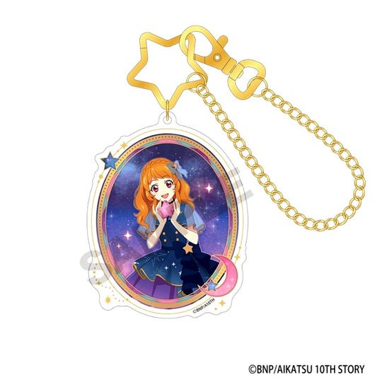 Aikatsu! Acrylic Bag Charm Akari Ozora Starry Sky Dress [NEW]