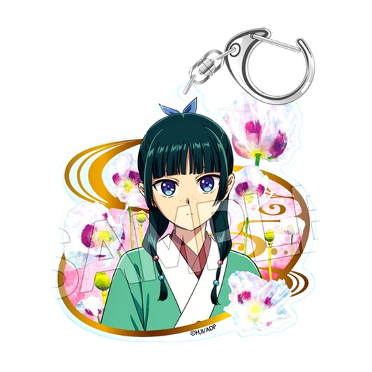 The Apothecary Diaries Flower Motif Vol.3 Acrylic Keychain Maomao B(Karashi) Goods - Keychain [NEW]