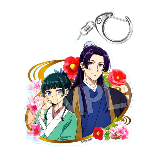 The Apothecary Diaries Flower Motif Vol.3 Acrylic Keychain Maomao & Jinshi A Goods - Keychain [NEW]