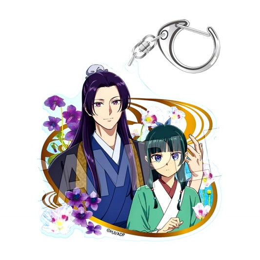 The Apothecary Diaries Flower Motif Vol.3 Acrylic Keychain Maomao & Jinshi B Goods - Keychain [NEW]