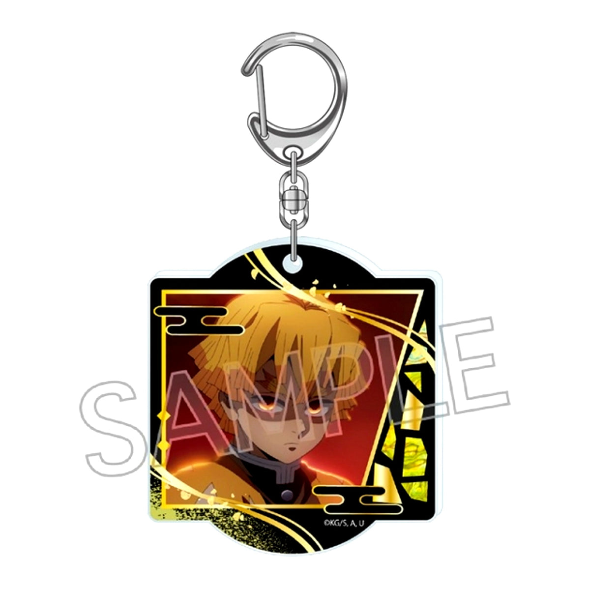Demon Slayer: Kimetsu no Yaiba Raden Style Series Acrylic Keychain Vol.6 Zenitsu Agatsuma Goods - Keychain [NEW]