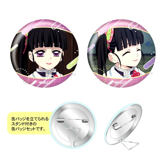 Demon Slayer: Kimetsu no Yaiba Stand Badge Set Kanao Tsuyuri [NEW]