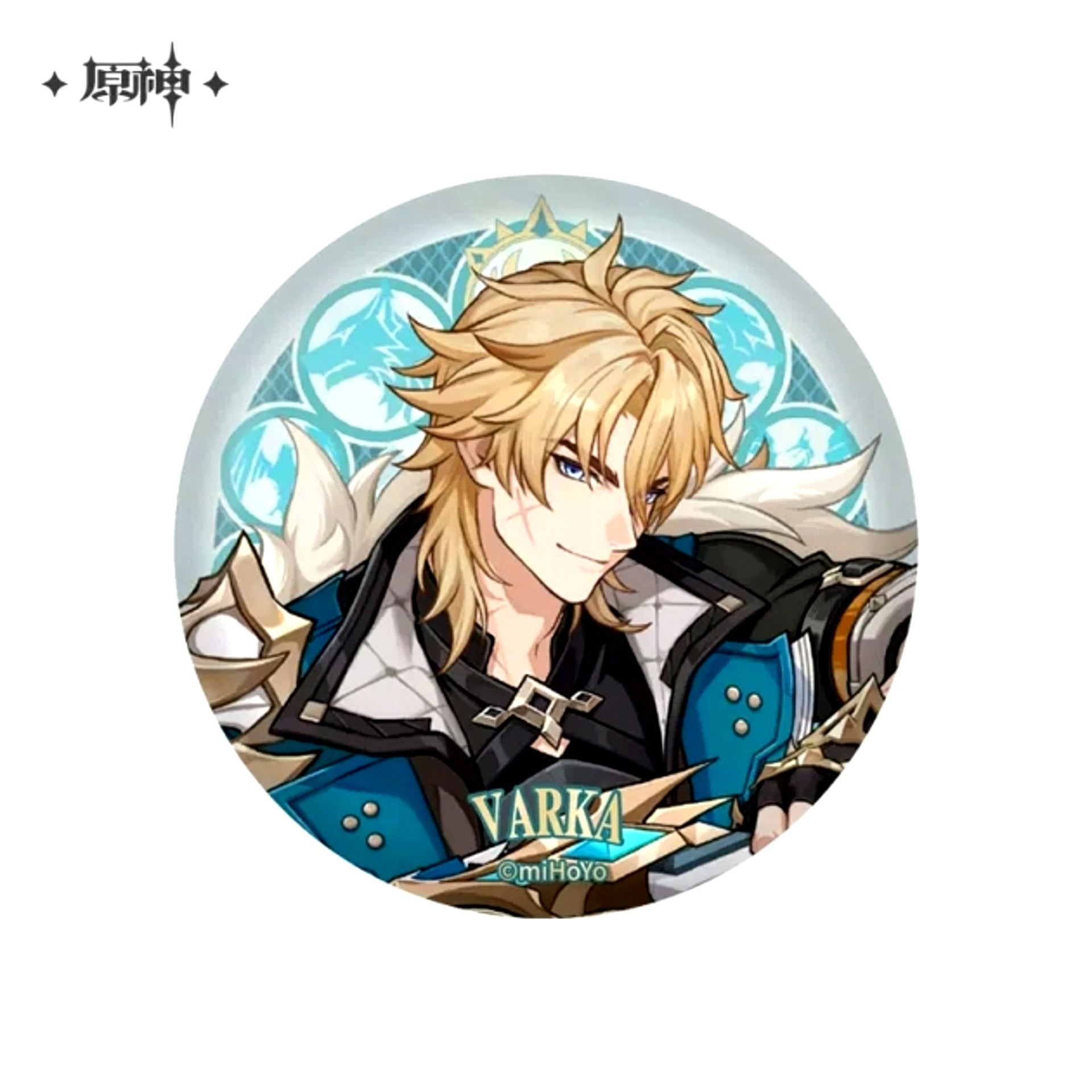 Genshin Impact Character Can Badge Mondstadt Varka [NEW]