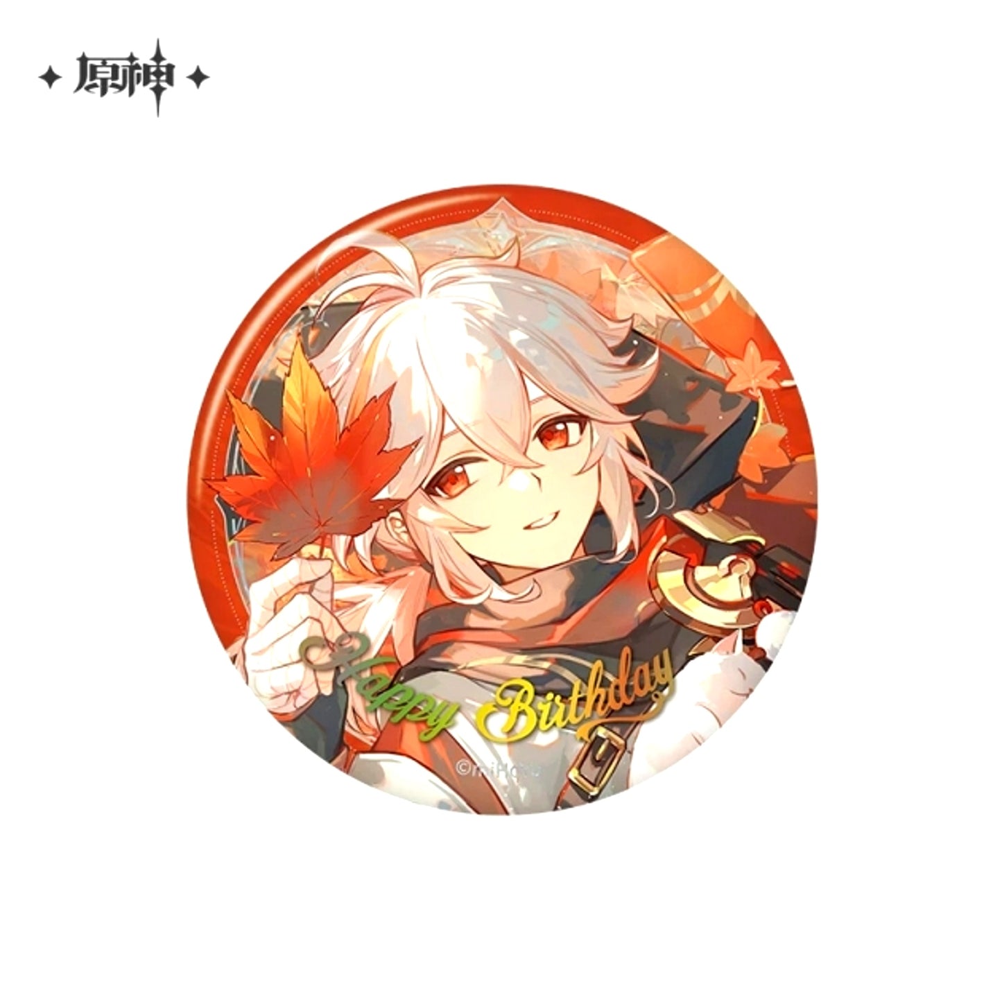 Genshin Day of Destiny Series Button Kazuha Kaedehara 2025ver. Goods - Bache [NEW]