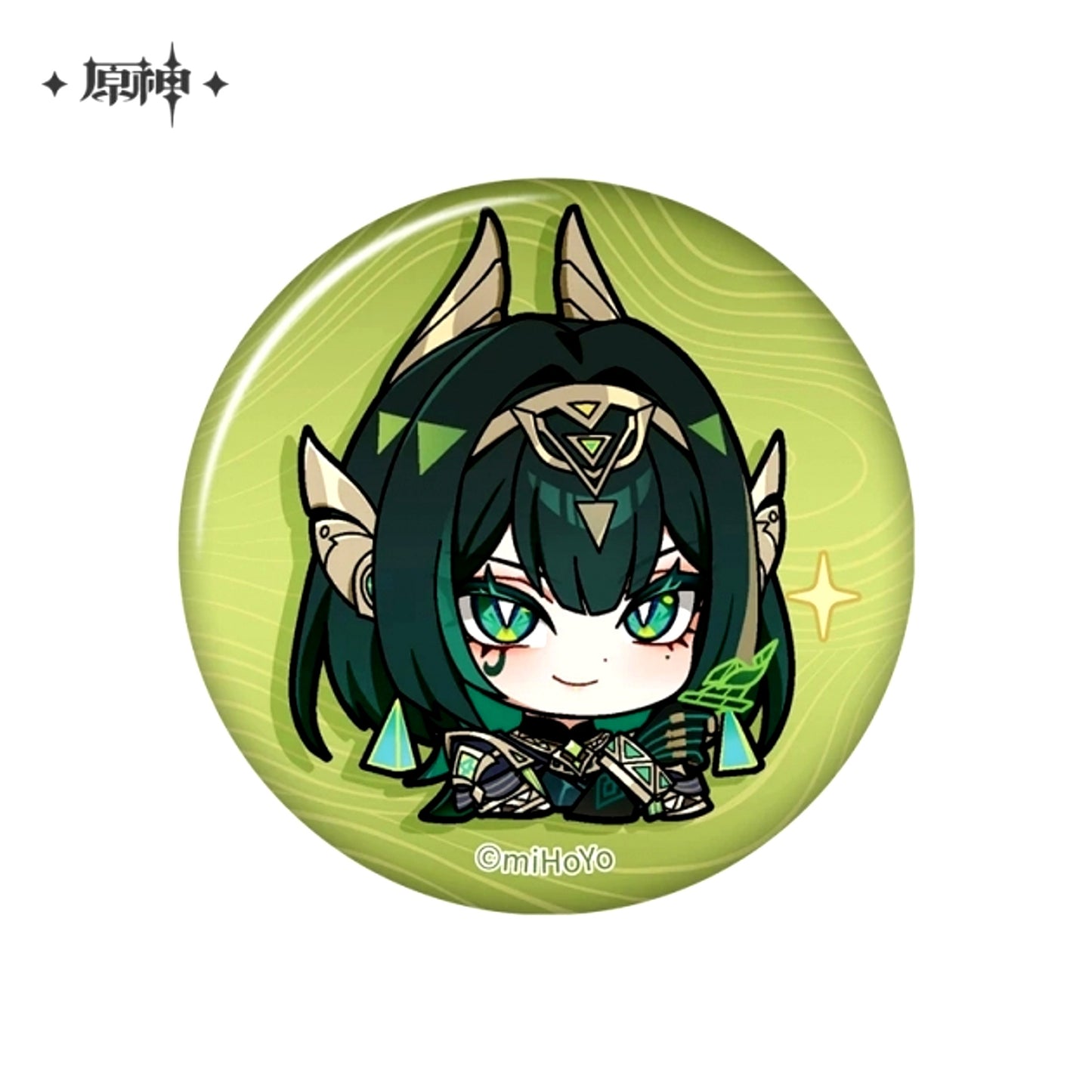 Genshin Impact Chibi Character Stamp Series Can Badge Nod-Krai Nefer [NEW]