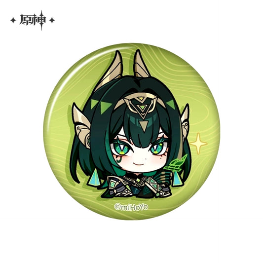 Genshin Impact Chibi Character Stamp Series Can Badge Nod-Krai Nefer [NEW]