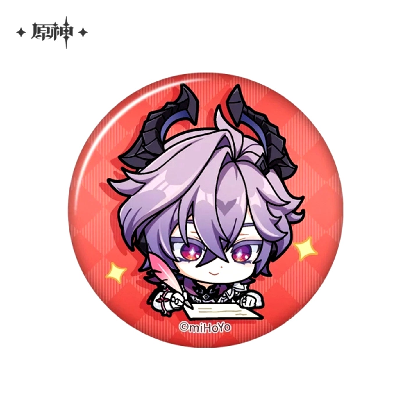 Genshin Impact Chibi Character Stamp Series Can Badge Mondstadt Durin [NEW]