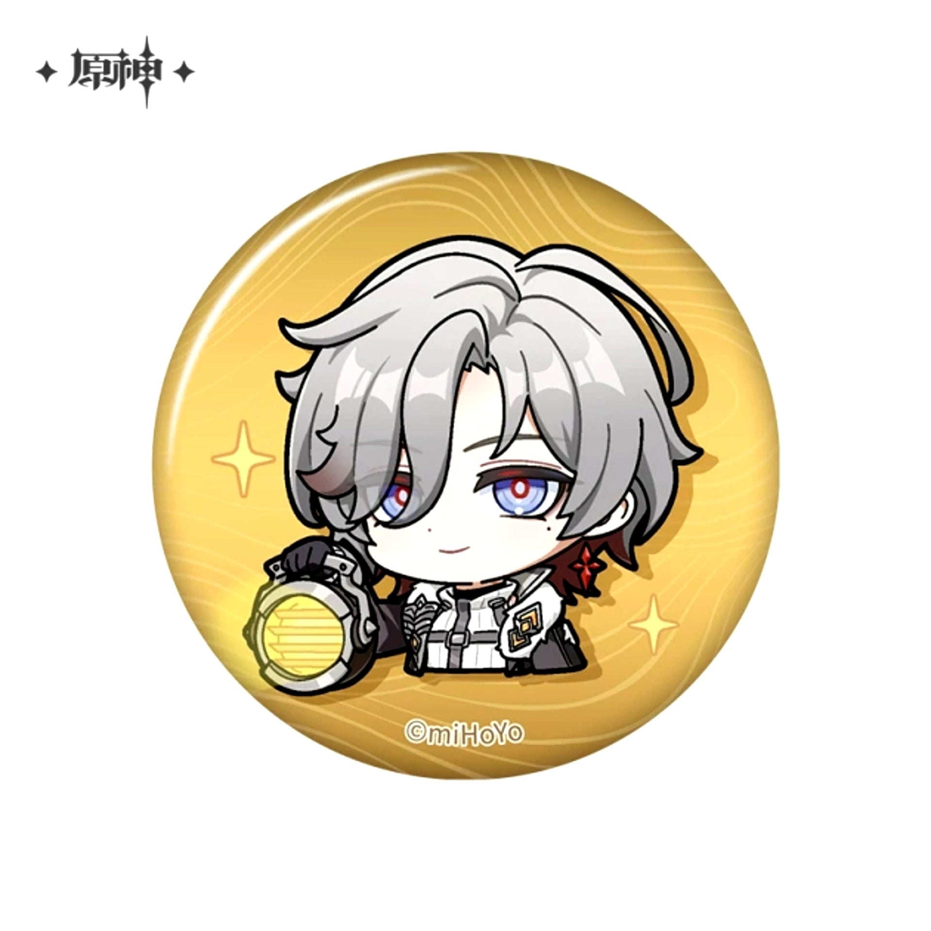 Genshin Impact Chibi Character Stamp Series Can Badge Nod-Krai Illuga [NEW]