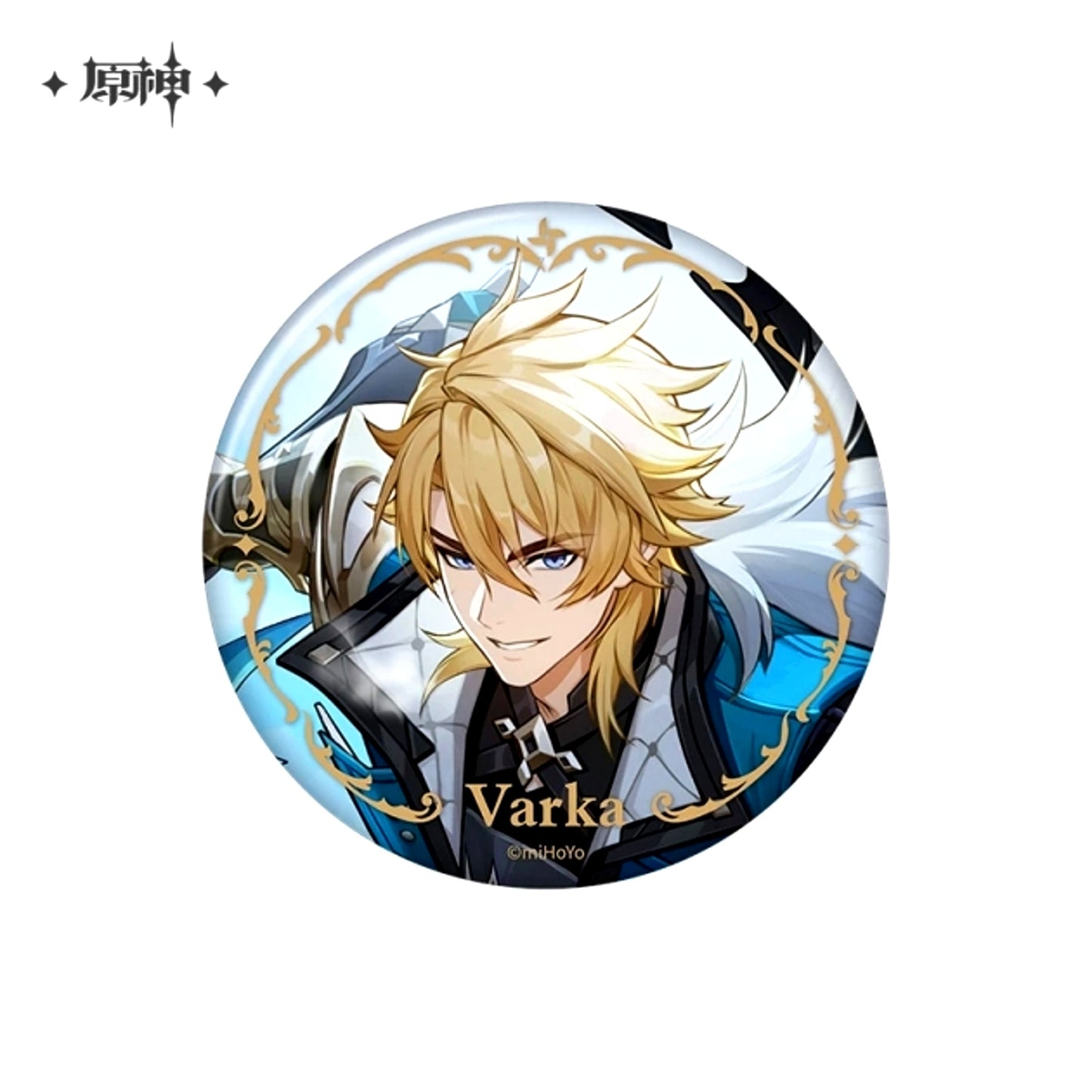 Genshin Impact Wind-Catching Returnee Series Can Badge Varka B [NEW]