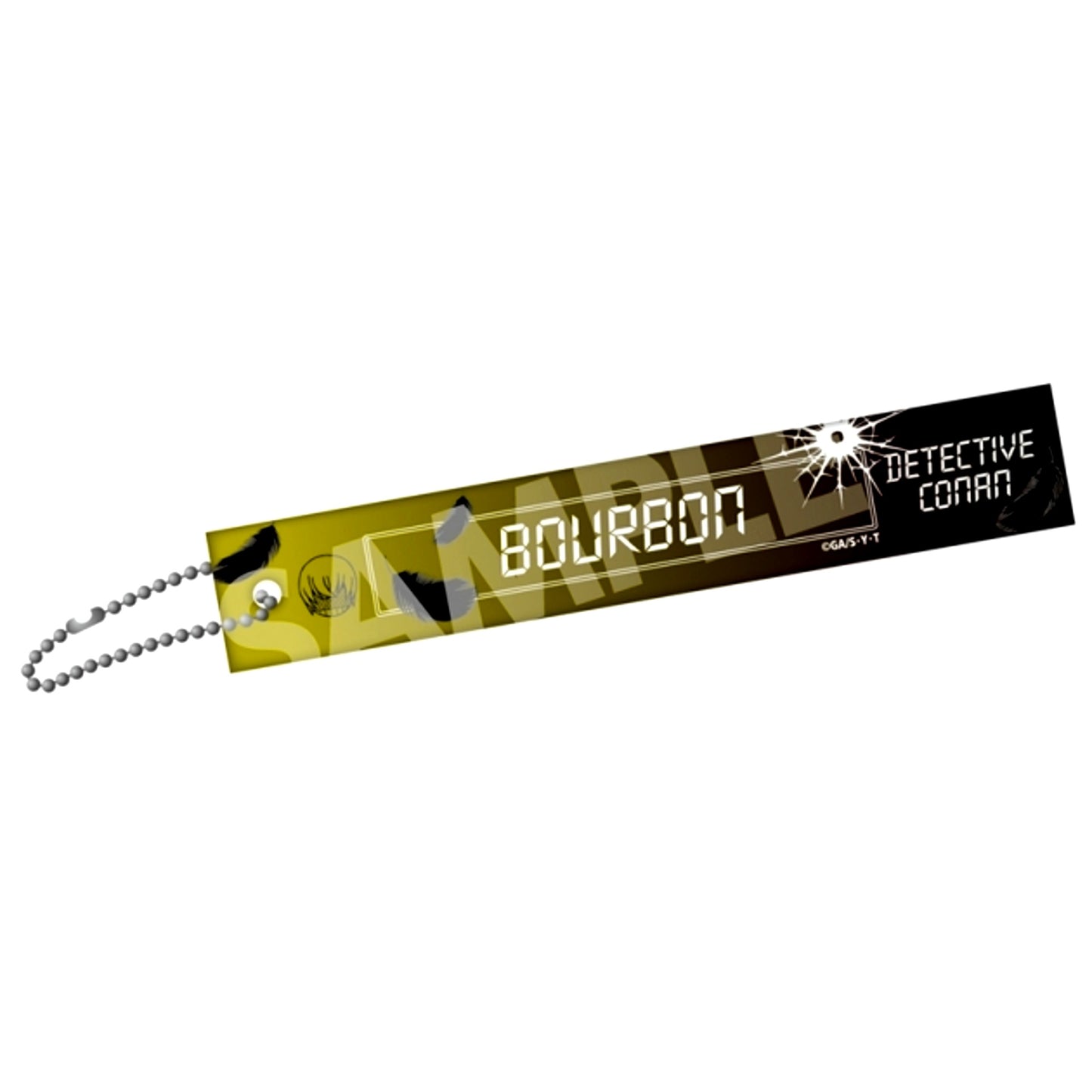 Detective Conan Hotel Room Key Style Acrylic Ball Chain Vol.6 Bourbon [NEW]