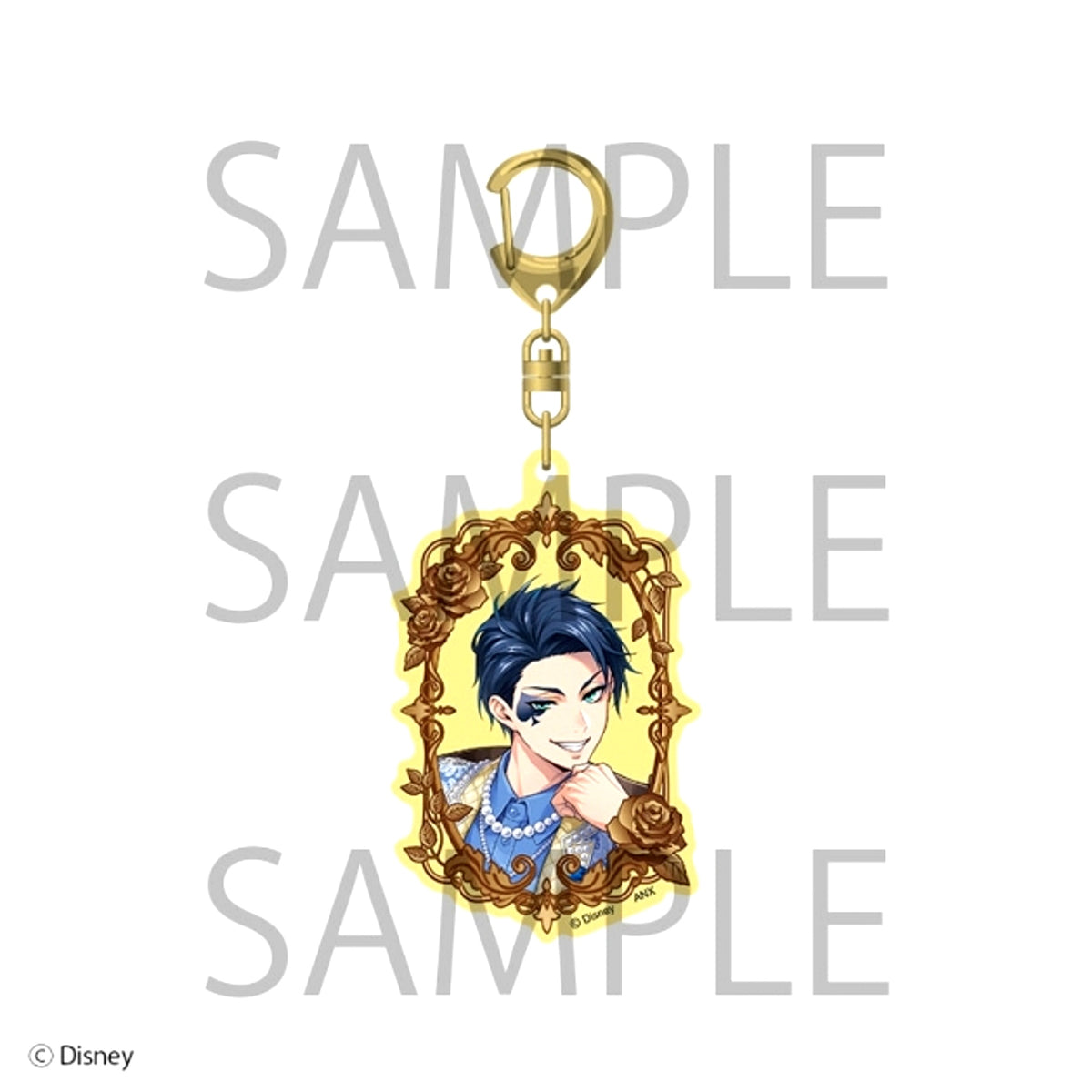Disney Twisted-Wonderland Matte Acrylic Charm Deuce Spade [NEW]