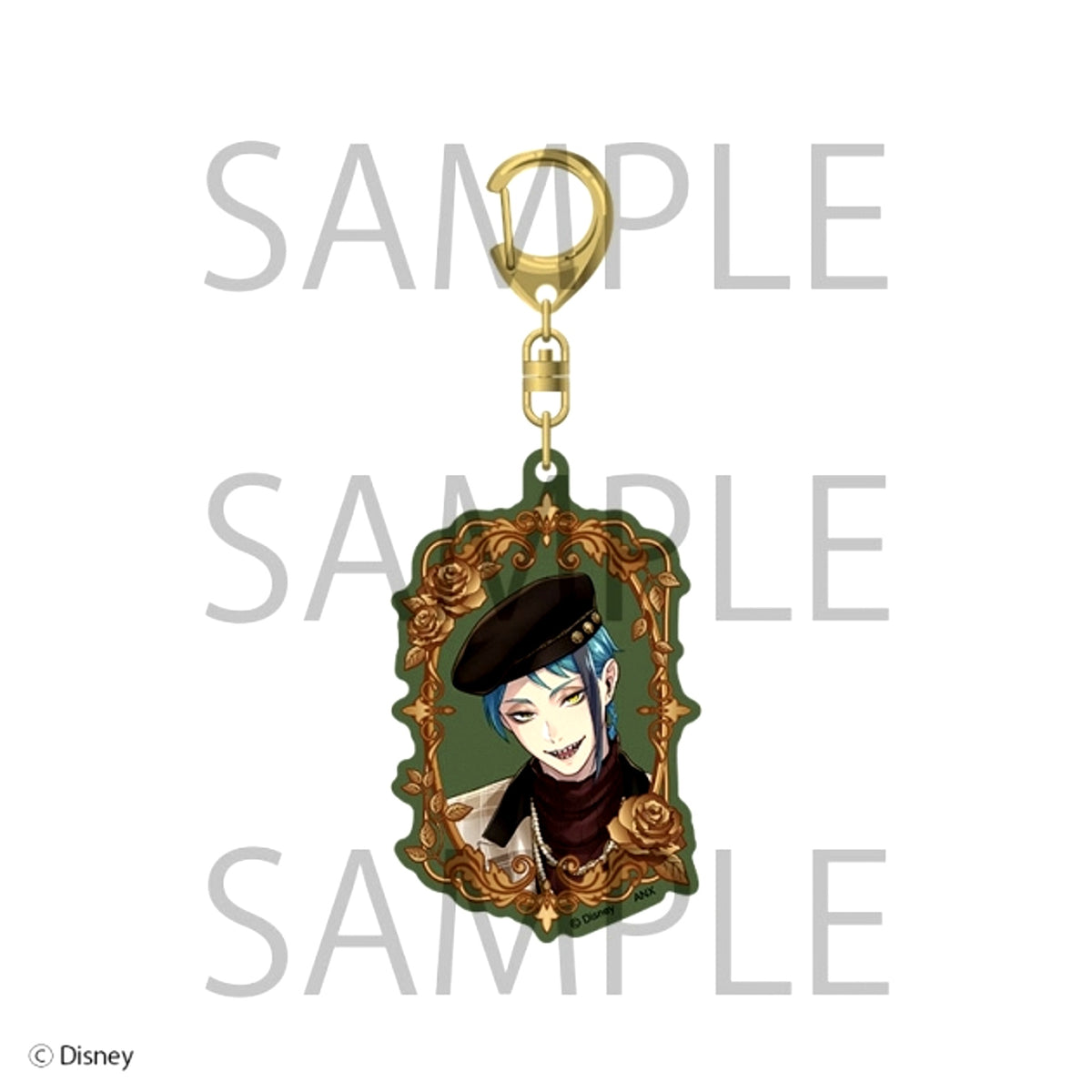 Disney Twisted-Wonderland Matte Acrylic Charm Jade Leech [NEW]