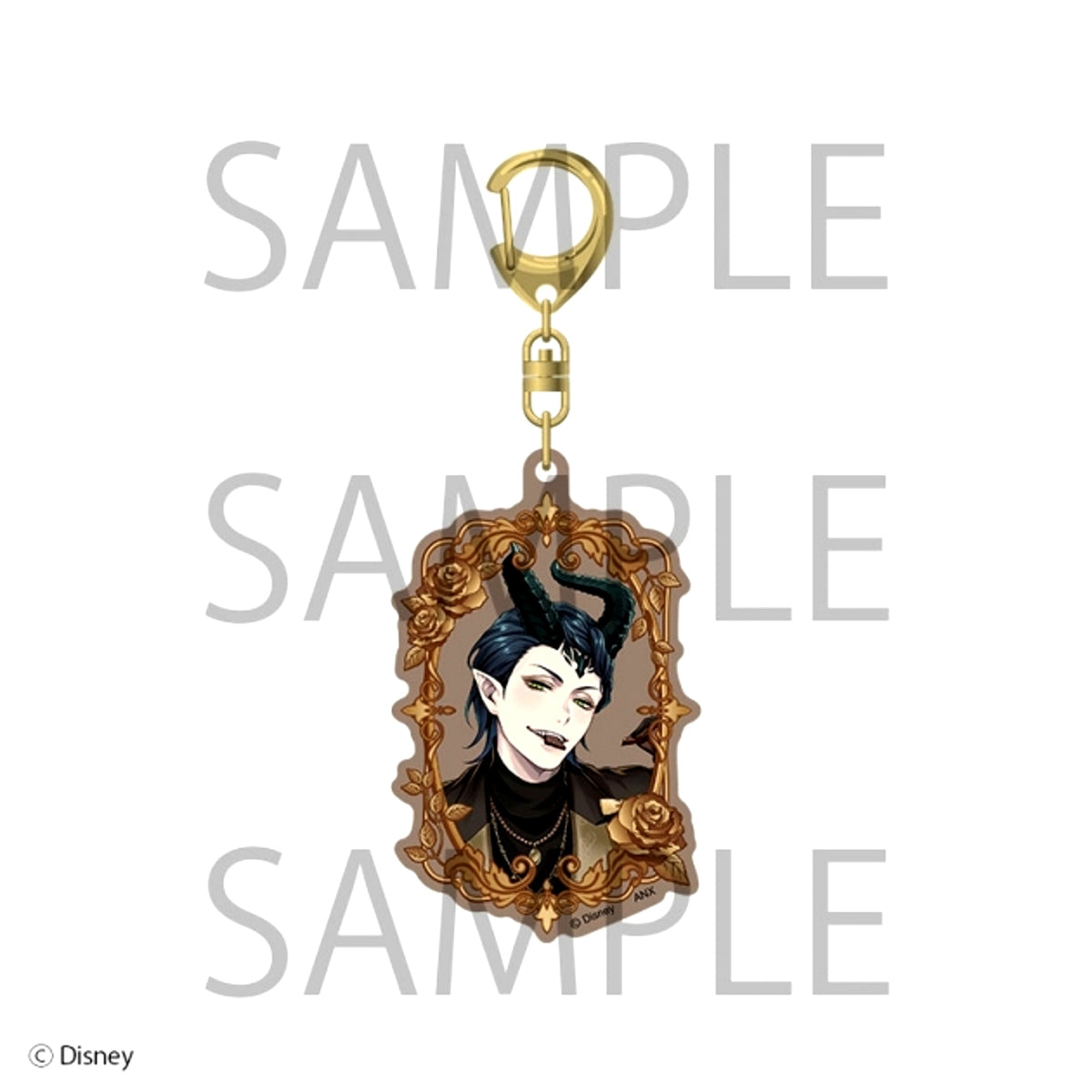 Disney Twisted-Wonderland Matte Acrylic Charm Malleus Draconia [NEW]
