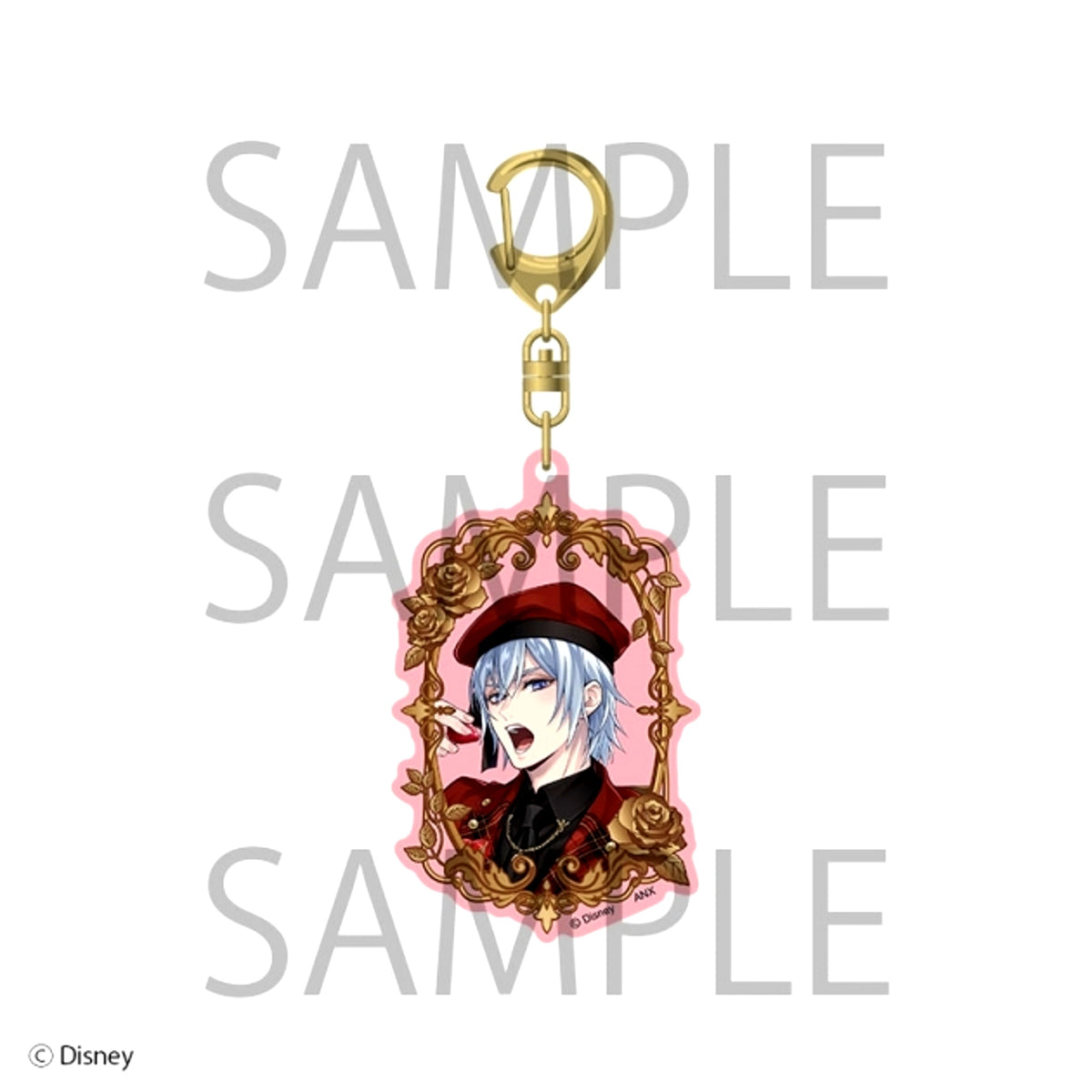 Disney Twisted-Wonderland Matte Acrylic Charm Silver [NEW]