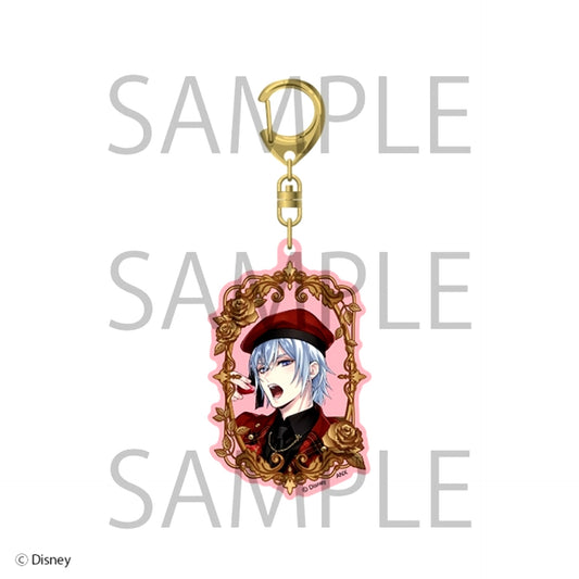 Disney Twisted-Wonderland Matte Acrylic Charm Silver [NEW]