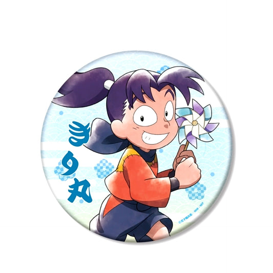 Nintama Rantaro Newly Drawn Illustration Kirimaru Settsu Everyone's Downtown Stroll Chapter ver. BIG Can Badge (Reissue) [NEW]