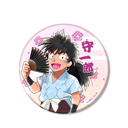 Nintama Rantaro Newly Drawn Illustration Ichiro Hamamori Everyone Downtown Stroll Chapter ver. BIG Can Badge (Reissue) [NEW]