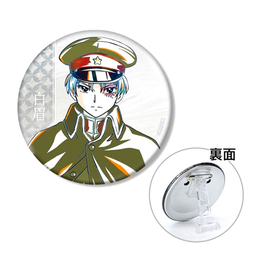 TV Anime MAO Hakubi Ani-Art 3WAY Can Badge [NEW]