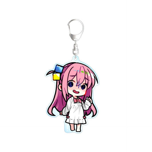 Anime Bocchi the Rock! Kurumitsu Illustration Hitori Gotoh Negligee Outfit ver. BIG Acrylic Keychain [NEW]