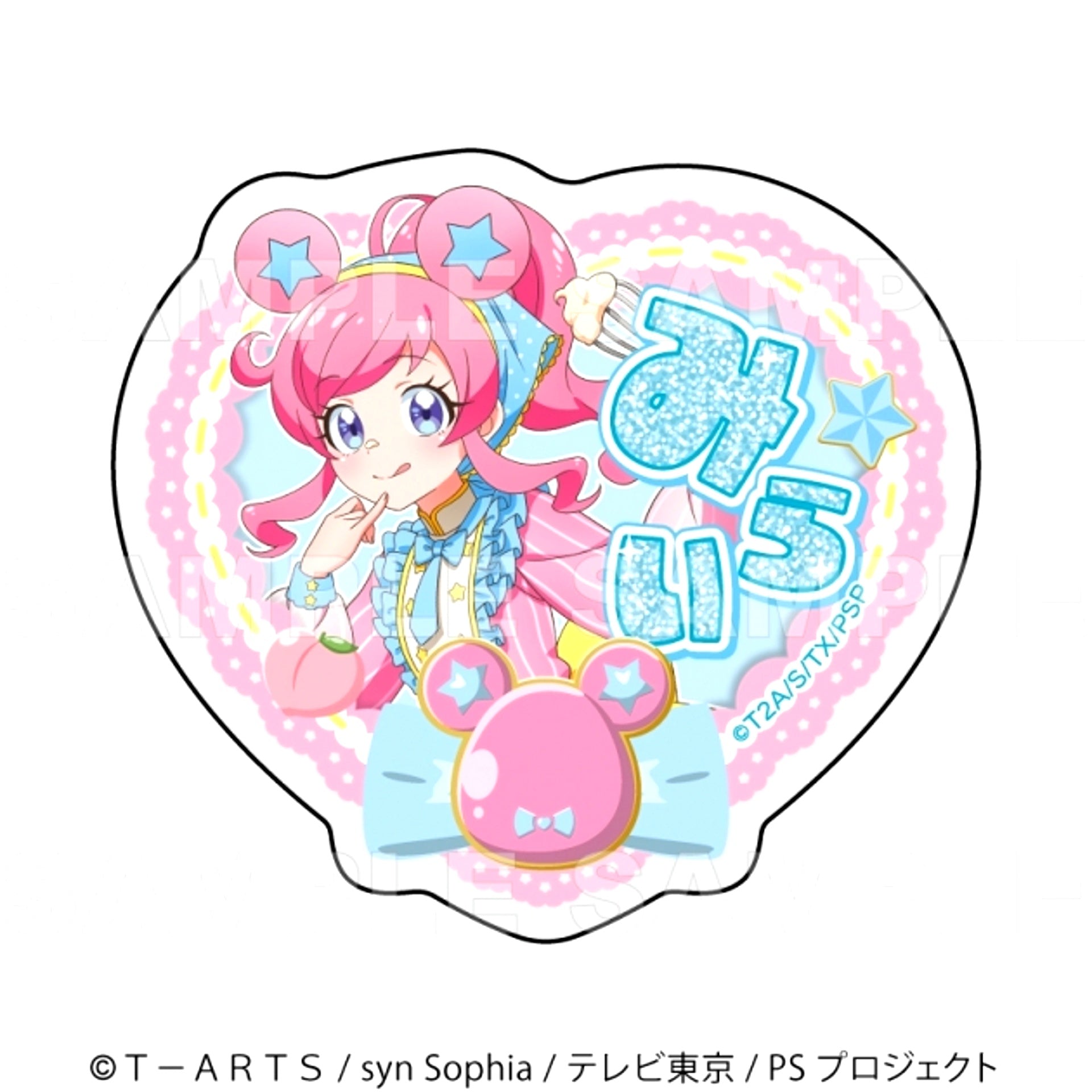 Pretty Series 15th Anniversary Mascot-Style Coord Acrylic Badge Mirai Momoyama [NEW]