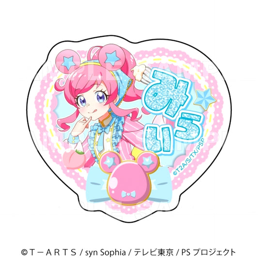 Pretty Series 15th Anniversary Mascot-Style Coord Acrylic Badge Mirai Momoyama [NEW]