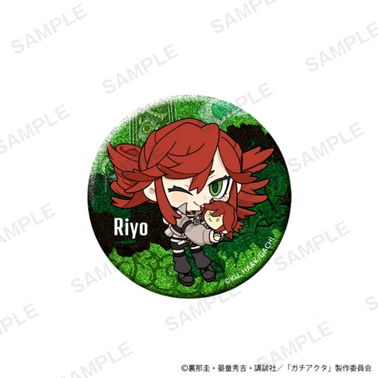 TV Anime Gachiakuta Nitengo Sparkle Can Badge Plush Ver. Riyo [NEW]