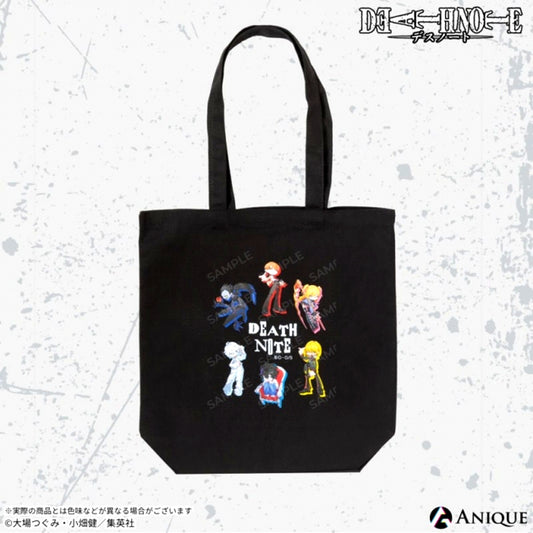 DEATH NOTE Newly Drawn Mini Character Illustration Tote Bag [NEW]