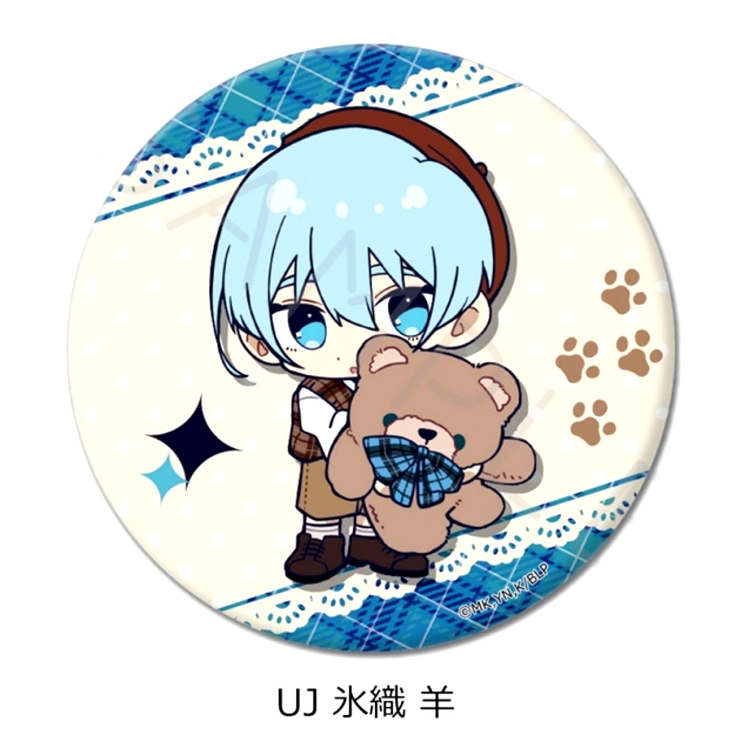 TV Anime Blue Lock Vol.12 Round Can Badge (57mm) UJ (Yo Hiori) [NEW]