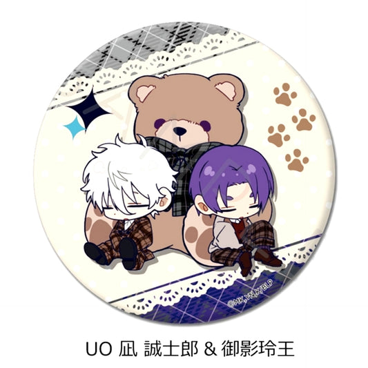 TV Anime Blue Lock Vol.12 Round Can Badge (57mm) UO (Seishiro Nagi & Reo Mikage) [NEW]